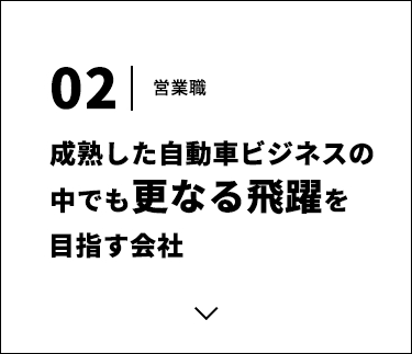 02 営業職 社内外で刺激を受けながら自分を高められる環境